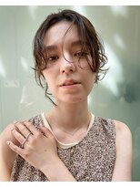 ミディアムボブの簡単お団子ヘアアレンジ♪