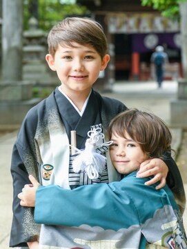 ジラ ヘアアンドメイク(girra HAIR&MAKE) 七五三 袴着付け