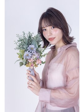 ブリング バイ スノードロップ 吉祥寺(BRING by Snowdrop) 黒髪/グレーベージュ/レイヤーロング/前髪パーマ/吉祥寺