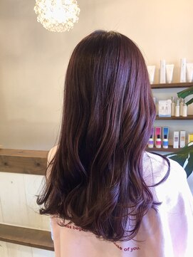 ヘアーサロン リベット(hair salon Libett) 深みのあるピンクカラー