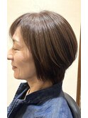 大人ショートボブ