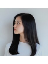 【髪質改善カラー】Cafuオリジナルのカラー、他サロンにはない手触りとツヤの変化　お試しください！