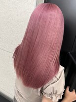 スターズ 柏(STARS)&nbsp;チェリーブラウン ケアブリーチ ストレート デザインカラー