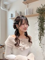 ゼスト 中野店(ZEST)&nbsp;【ZEST中野/中嶋一華】可愛く上品なハーフアップ