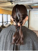 【徳岡】タイトヘア タイトヘアセット モードヘア ツインヘア
