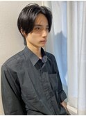 メンズフェードカットパーマ長めツーブロック爽やか