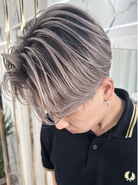 エトワール(ETOILE) メンズバレイヤージュ×センターパート 三ノ宮/元町