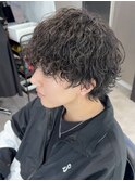 ウルフパーマ/ウルフ/波巻きパーマ