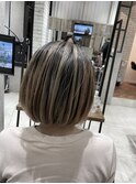 【Feria渋谷】ショートバレイヤージュ☆渡邉悟