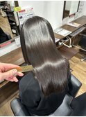 髪質改善トリートメントストレートロングレイヤー20代30代40代