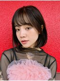 ボブ　京都美容室　河原町美容室　進詩織
