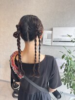 リベラルヘアー(Liberal hair)&nbsp;twin hair arrange