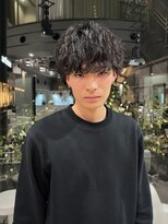 ブランコトレス 鏡島(BLANCO tres) 波巻きパーマ/無造作パーマ/メンズウルフ/ウルフパーマ