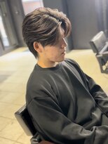 アウル 心斎橋(owl)&nbsp;センターパート/フェザーパーマ/フェザーショート/メンズパーマ