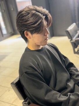 アウル 心斎橋(owl) センターパート/フェザーパーマ/フェザーショート/メンズパーマ