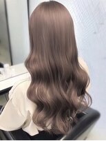イル(iLe.)&nbsp;ミルクティーベージュブリーチなしダブルカラーレイヤーカット