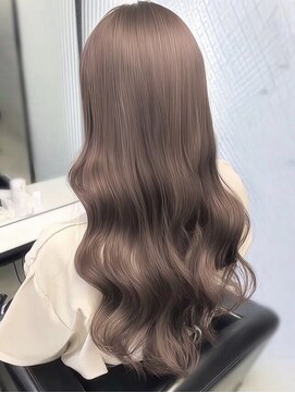イル(iLe.) ミルクティーベージュブリーチなしダブルカラーレイヤーカット