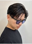 メンズ/センターパート/毛流れショート/メンズパーマ/大宮メンズ