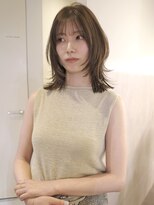ニコフクオカヘアーメイク(NIKO Fukuoka Hair Make)&nbsp;[NIKO]オリーブベージュ/オリーブ/ハッシュカット/レイヤー