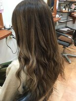 カルフール ロコ 草加西口店(Carrefour LOCO)&nbsp;ミントブラウン×メープルベージュグラデーション