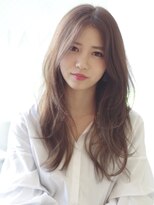 ジョルフ サロン オリジナル(JOLF salon original)&nbsp;センターパートで大人女子