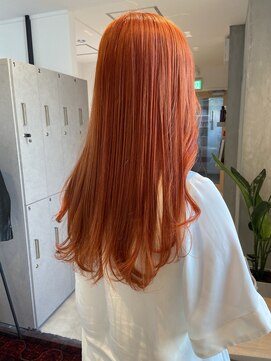 ヨーク(YOKE) 【YOKE】20代インスタ人気ブリーチオンカラーオレンジカラー