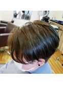 カーキグレージュ×ハンサムマッシュ【stylist西條】