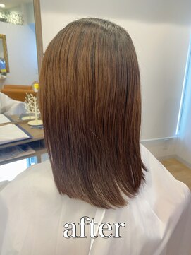 ミュゼドゥアートシエル(Musee du Art ciel) 【髪質改善】クリームマッサージ&デザインカット