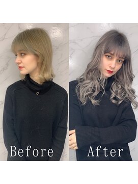 あるじゃんすー さいたま店 シルキーシルバー#シールエクステ#外国人風#グレージュ#大宮