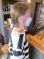 ベランダ(veranda)&nbsp;インナカラー・ラベンダーボブ♪