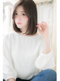 *mod’s天神* 大人かわいいワンカール前下がりボブ