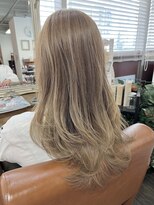 グリー ヘアープロデュース(Gree hair produce)&nbsp;【Gree金子】ロング/ブリーチ/ハイトーンカラー/ベージュ