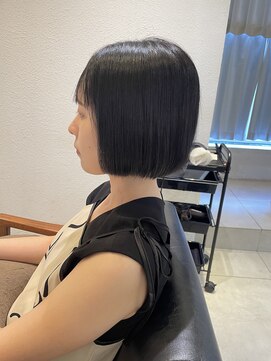 アプシー 三田駅前店(Apsee) 地毛風ナチュラルカラー×ミニボブ◎
