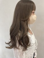 ザックラフィネ(ZACC raffine)&nbsp;ベージュカラー/透明感カラー/韓国風/お顔まわりカット