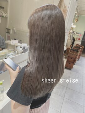 ネオリーブカフ 鶴ヶ峰店(Neolive caff) 髪質改善カラー×シアーグレージュ