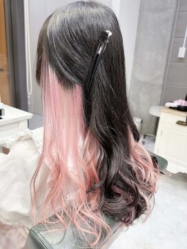 デイズ(days) ミルクティーピンク ホワイトピンク インナーカラー DAYS