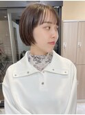 伸ばしかけボブ ミニボブ ストレートボブ 草加