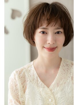 カバーヘア ブリス 川口(COVER HAIR bliss) 顔周りレイヤーカット大人美人マッシュルームヘアZ川口30代40代
