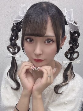 アールエーサロンモノクロ 秋葉原(RA SALON モノクロ) 四つ編みハートツイン