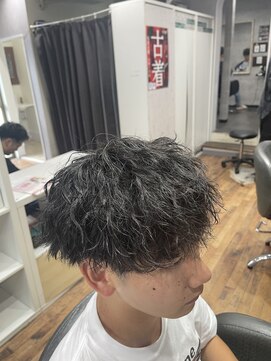 ミオ(Mio) 滋賀/南草津/メンズ美容室/波巻きツイストスパイラルパーマ