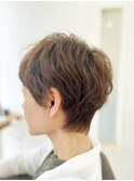 ショートカット/顔周りレイヤーカット/ショートボブ/ボブヘア