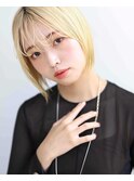 ハイトーンショートマッシュ