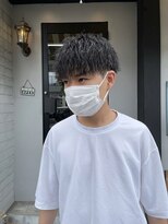 チャプター 問屋町(chapter)&nbsp;ツイストパーマ前下がりマッシュツイストスパイラルパーマ問屋町