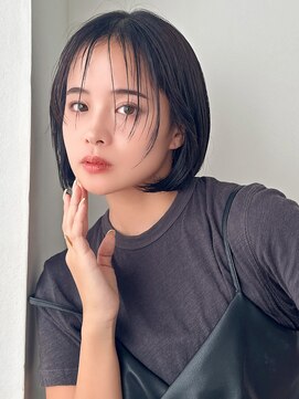 ドーチェ 池田店(DOCHE) 暗髪カラー×シースルーバング