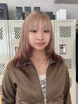 ハイプ(HYPE) 藤沢/ブリーチ/ダブルカラー/ミルクティーベージュ/レイヤー