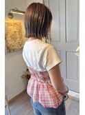 大人可愛い20代30代40代50代切りっぱなしボブ◎