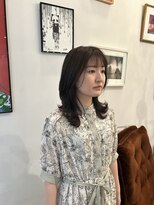 ルッツ(Lutz. hair design)&nbsp;25.7.18ミディアムレイヤー[犬山良慈]