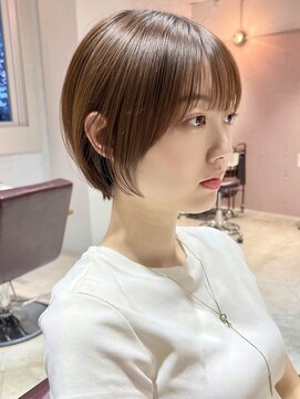 ラミエ バイ メルト 吉祥寺(lamie by melt) *滝田*吉祥寺小顔丸みショートボブ20代30代40代透明感アッシュ