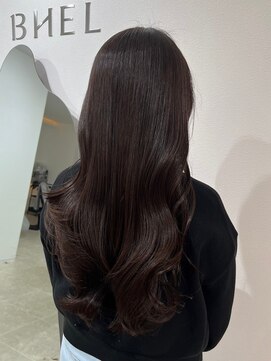 ビビバイベル(BiVi by BHEL) 桑名ロングレイヤーカットハッシュカット透明感カラー重めロング