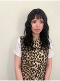 [天神今泉/クラゲヘアー/小顔に見せるヘア/ココアベージュ]